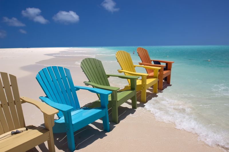 Colorful Deck Chairs